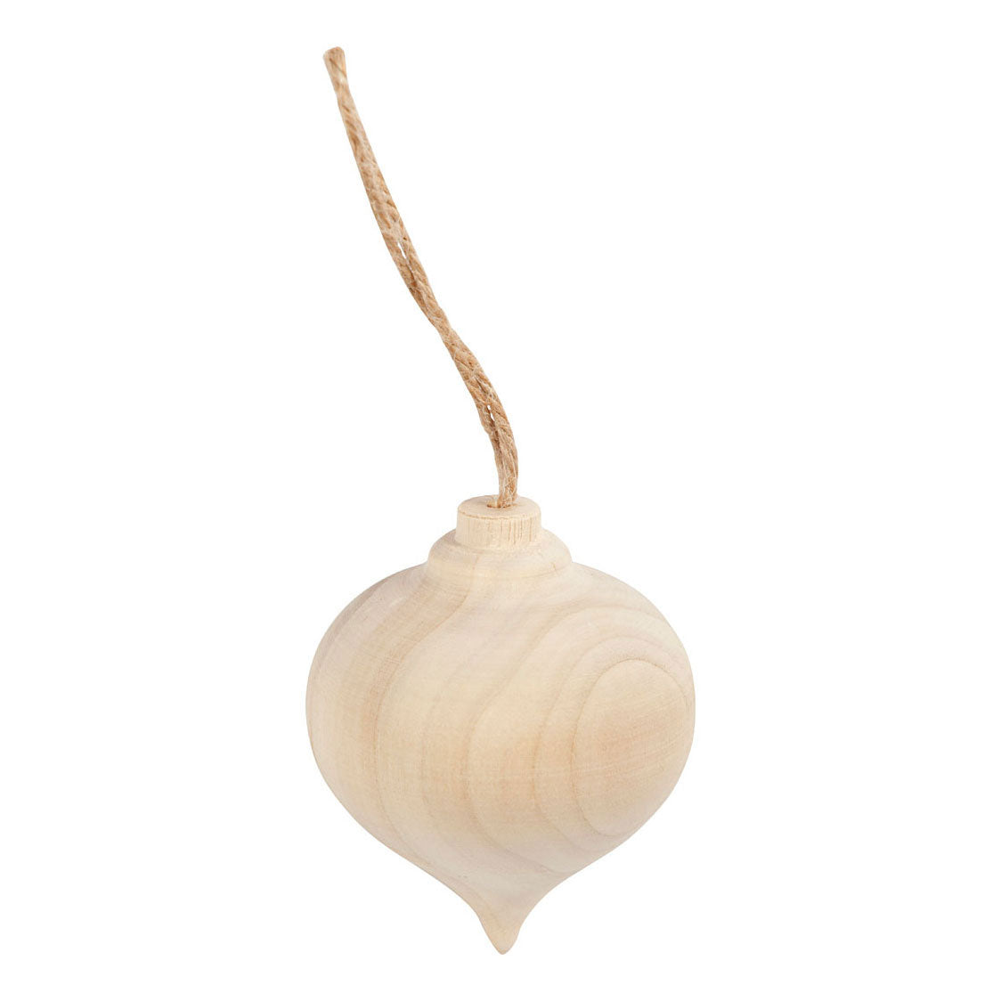 Creative company hanger pointed wooden Christmas bauble
