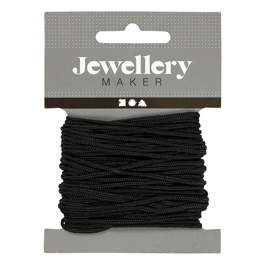 Creativ Company macramé cord black, 8m