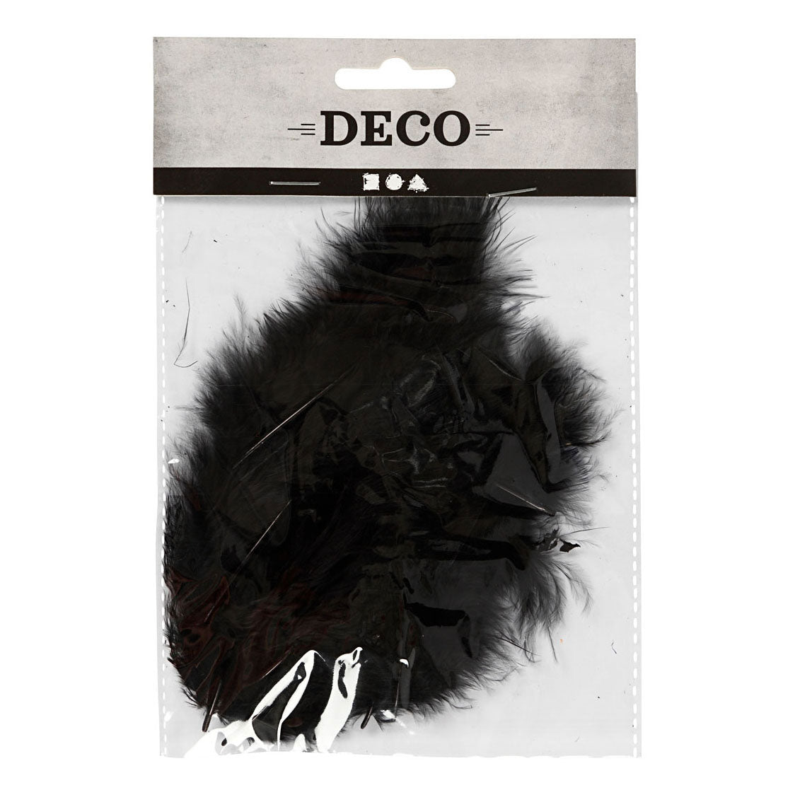 Cuideachta Creativ síos, méid 5-12 cm, dubh, 15 píosa 1 bhosca