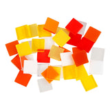 Creativ Company Mini Mosaic Red Orange 1x1mm, 25 grams
