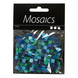 Creativ Company Mini Mosaic Blue Green 5x5mm, 25 gram