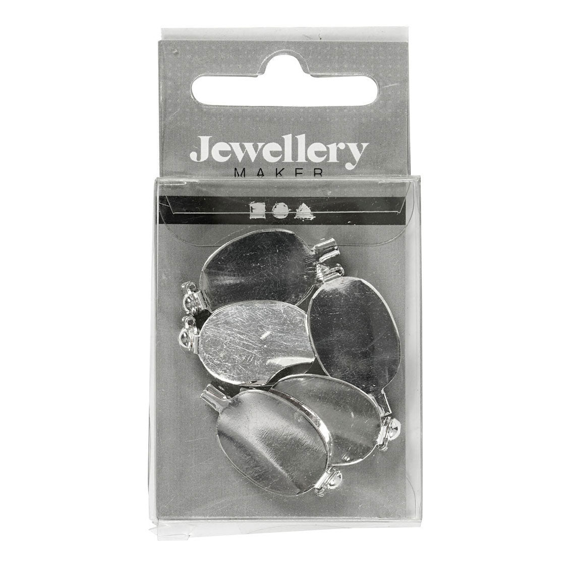 Creativ Company Broochpeld Silverd, 5st.