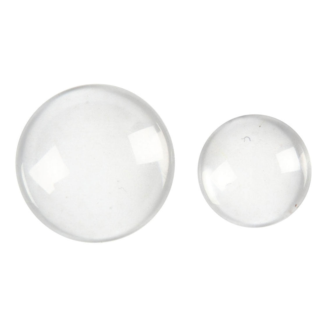 Creativ Company Round Cabochons with flat back, 8th.