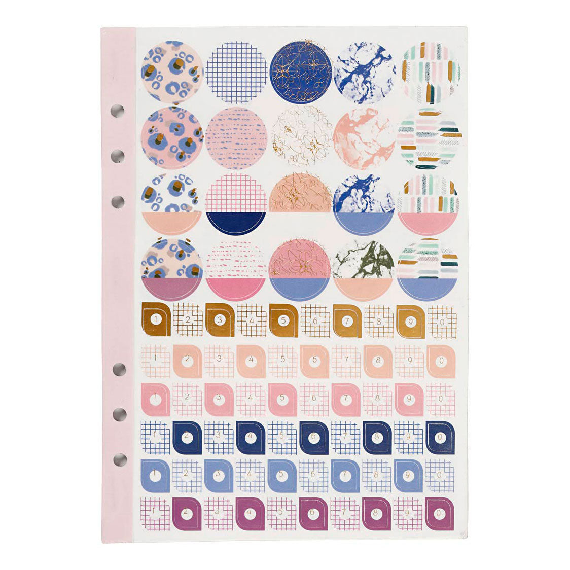 Creativ Company Stickerboek Bloemen A5 for planlegger, 578st.