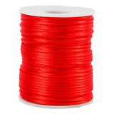 Corda satin cuideachta Creativ, tiús 2 mm, dearg, 50 m 1 rolla