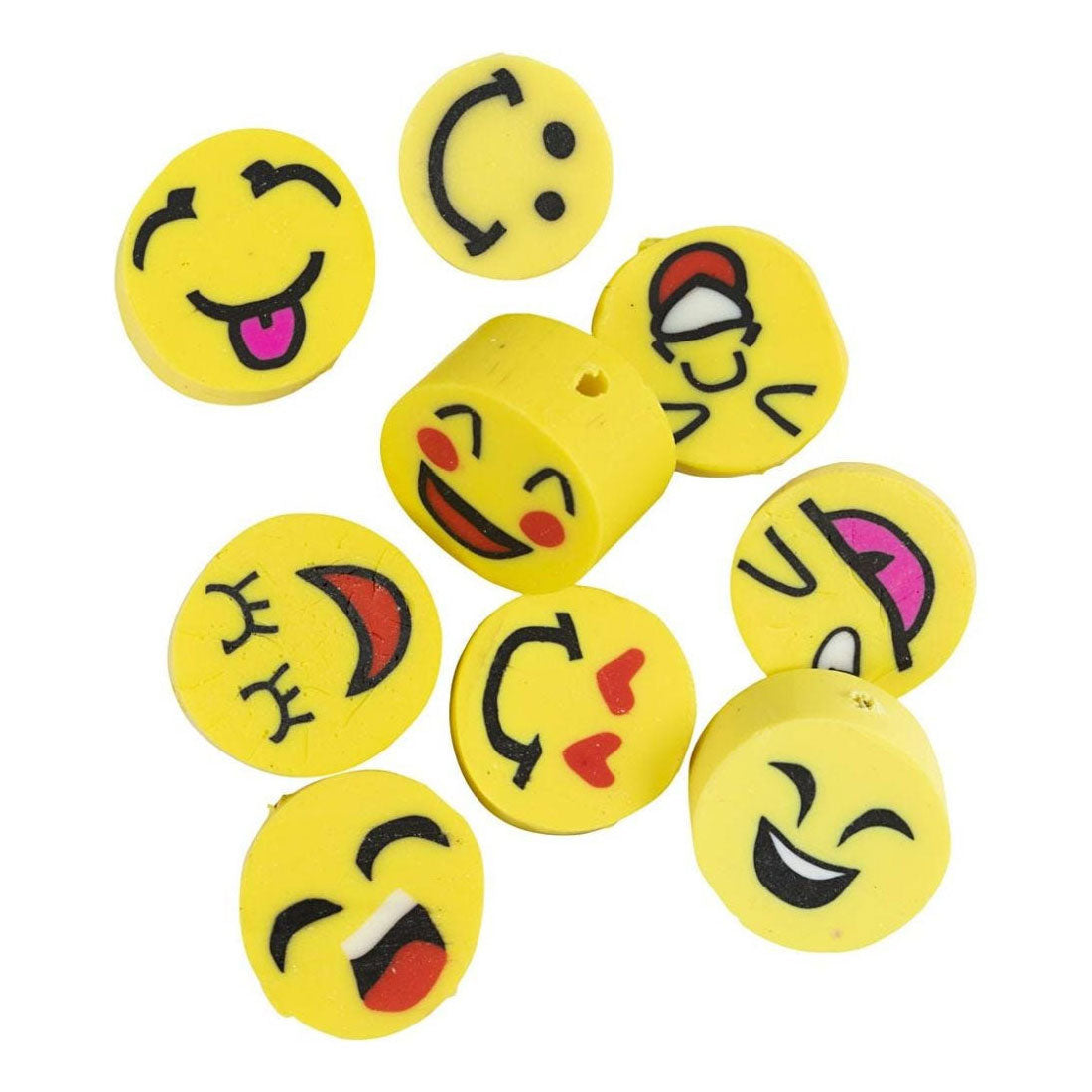 Creativ Company Figure Beads Smiley, 60st.