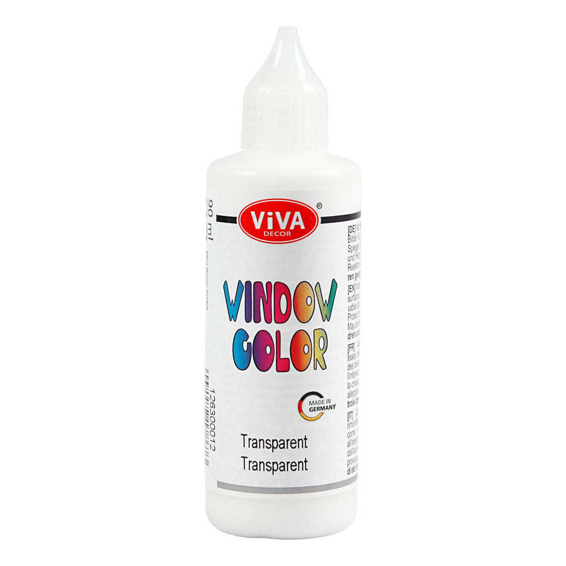 Creativ Company Okenske nalepke in steklena barva prozorna, 90ml