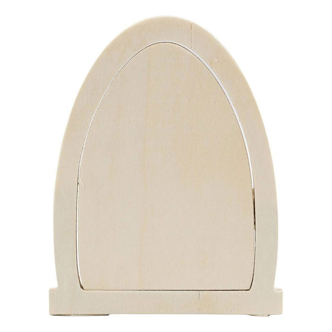 Creativ Company wooden miniature door with hinges, 13x10cm