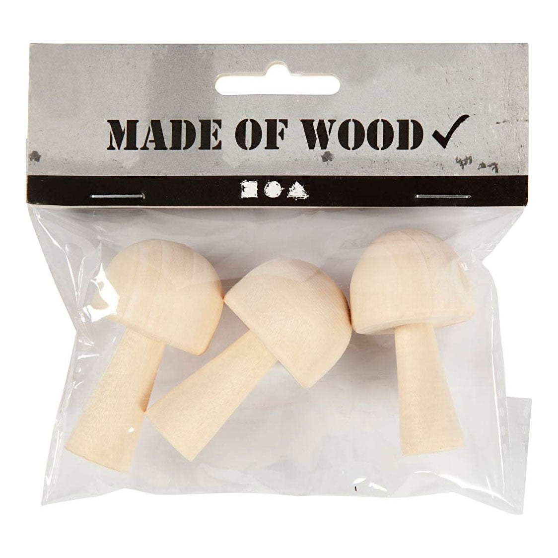 Creativ Company wooden mushroom, 3rd.
