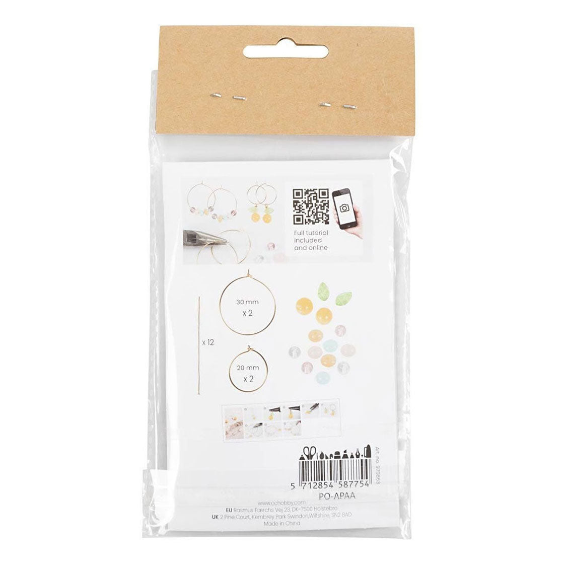 Creativ Company Mini Hobbyset nakit uhani s kroglicami