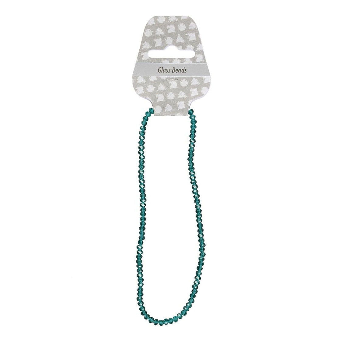 Creativ Company Facet Beads Emerald Green, 100.