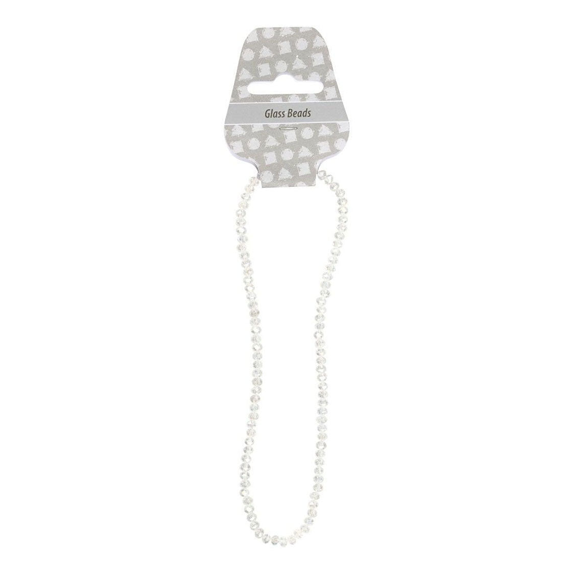 Creativ Company Facet Beads Crystal, 100.