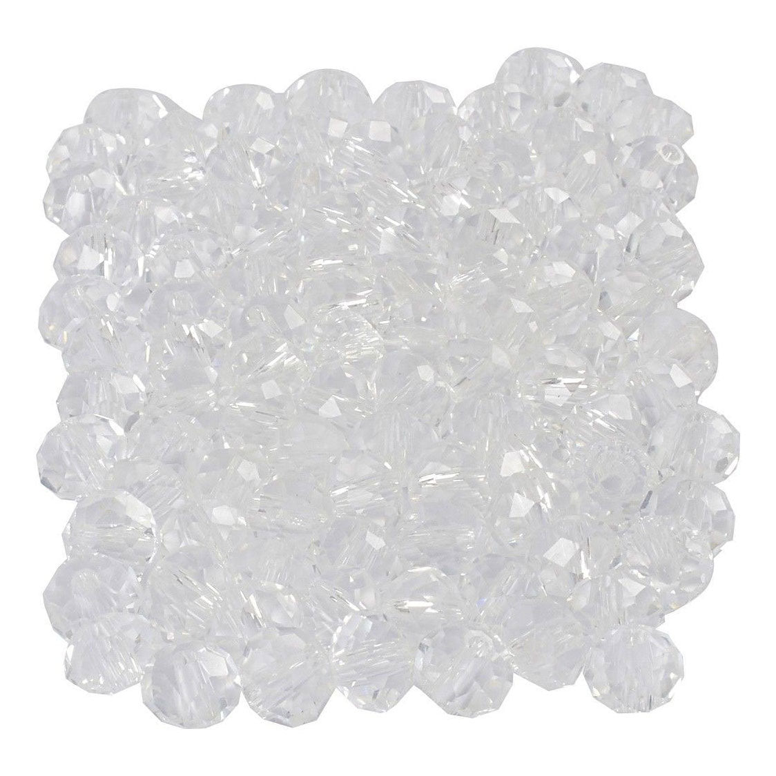 Creativ Company Facet Beads Crystal, 100.