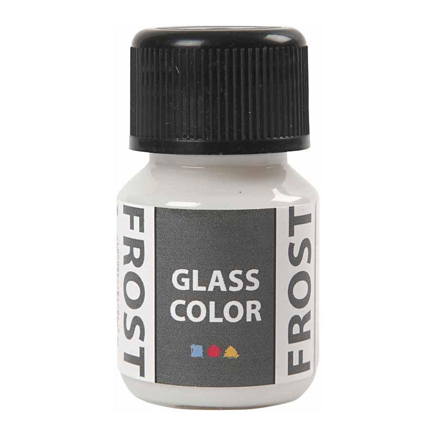 Creativ Company Glass Color Frost paint - white, 30ml