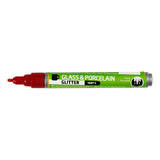 Creativ Company Glass and Porcelain Start Glitter Semi-Cover- Dark Rood