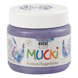 Creativ Company Mucky Finger Paint - Purple Metallic, 150ml