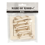 Creativ Company Mini wooden attic hatch and rope ladder