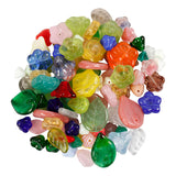 Creativ Company Glass Beads diverse leaves and flowers, 60 grams
