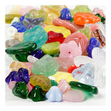Creativ Company Glass Beads diverse leaves and flowers, 60 grams