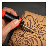 Creativ company faux leather bag brown, 21x18cm