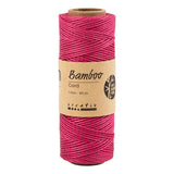 Creativ Company bamboo cord dark pink, 65m