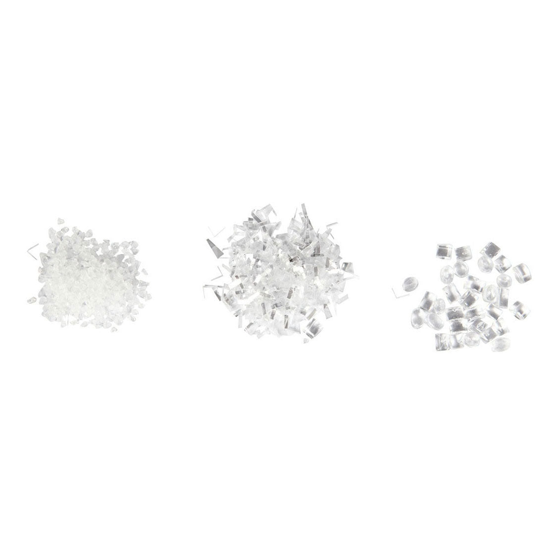 Creativ company artificial snow, white glitter, 35+35+8 gr, 3 boxes 1 box