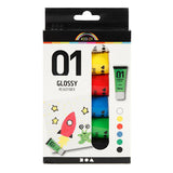 Creativ Company Acryl Paint for Kidneren sijajna standardna barva, 6x20ml
