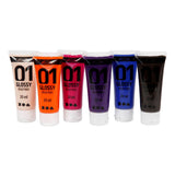 Creativ Company akrylmaling til børn blanke ekstra farver, 6x20ml