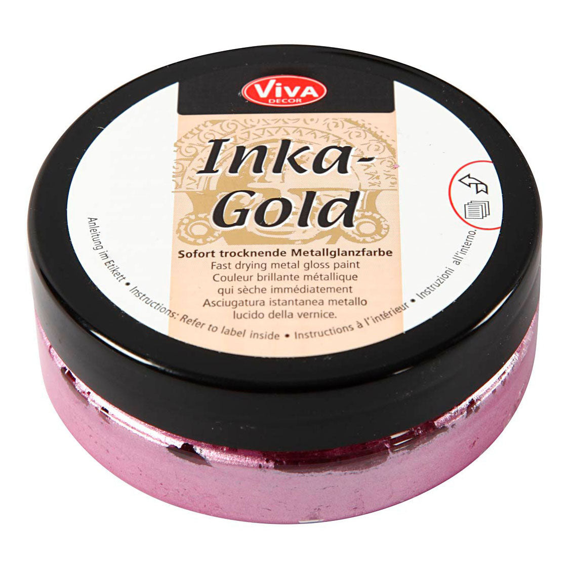 Creative Company Inka -Gold Glosswax - Magenta, 50ml
