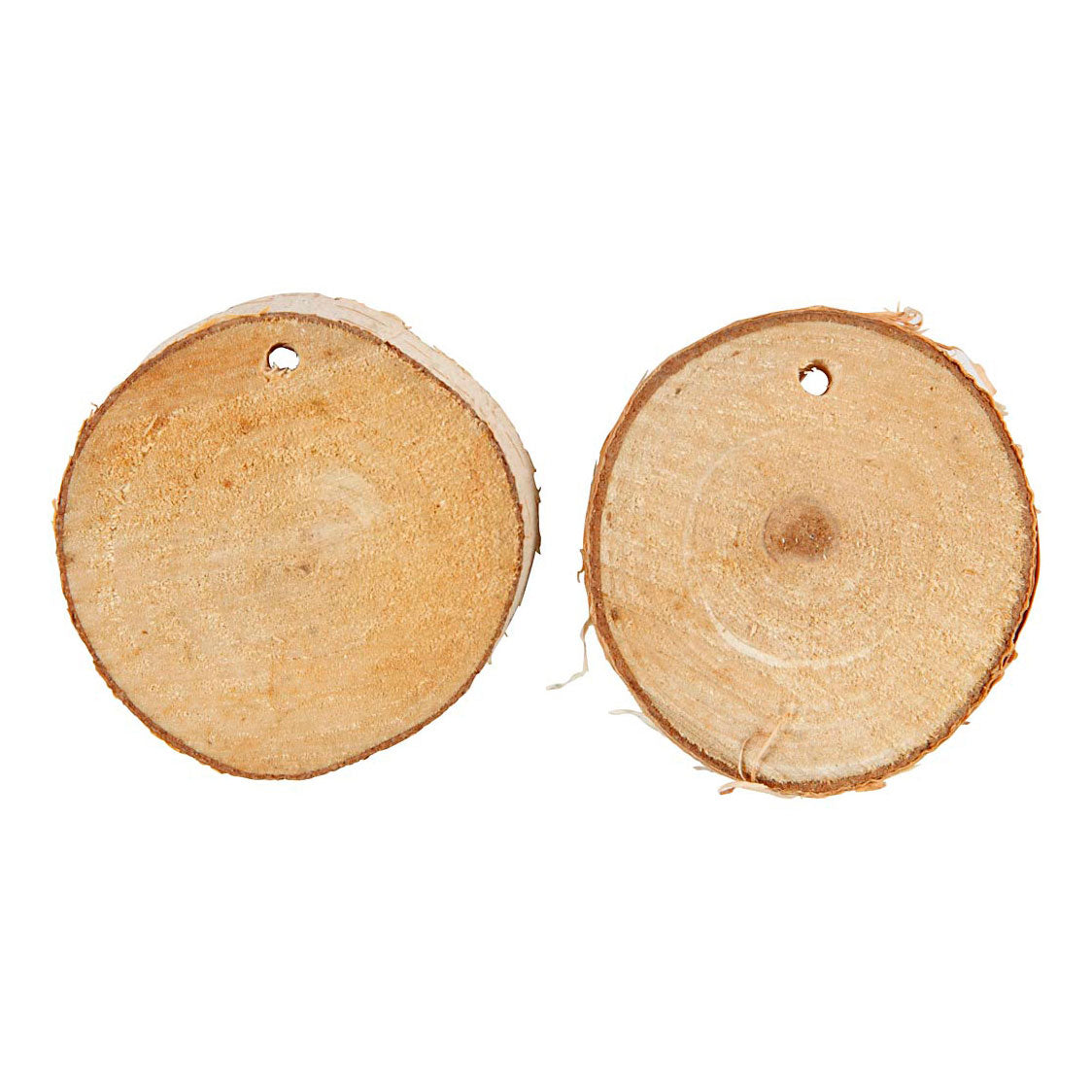 Creativ Company wooden discs with hole, 500 grams