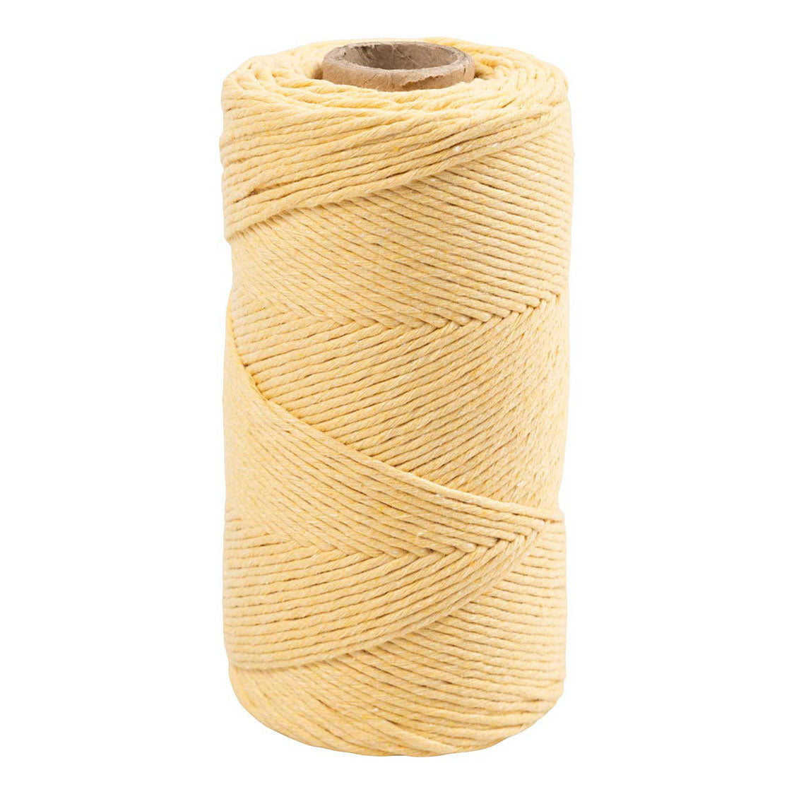 Creativ Company MacRame Cord Light Yellow, 198m
