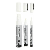 Creativ company chalk markers, line width 3+6+15 mm, white, 3 pieces 1 box