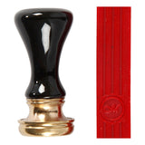 Creativ company stamp set, d 17 mm, red, 1 set