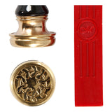 Creativ company stamp set, d 17 mm, red, 1 set