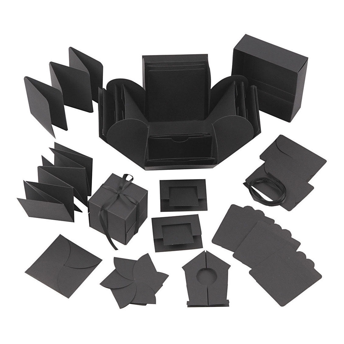Creativ Company Explosion Box Gift Box Black Set