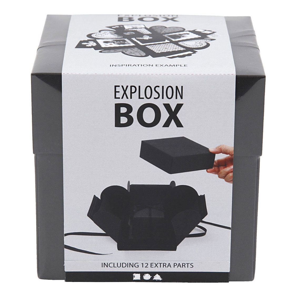 Creativ Company Explosion Box Gift Box Black Set