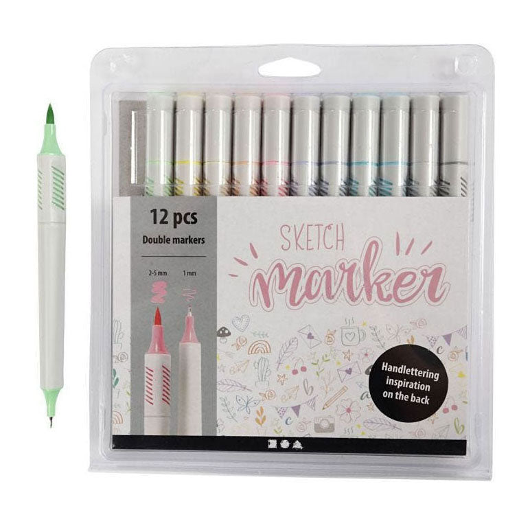 Creativ Company skuffer pastelfarver, 12 ..