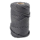Creativ Company Macrame Cord Gray, 55m