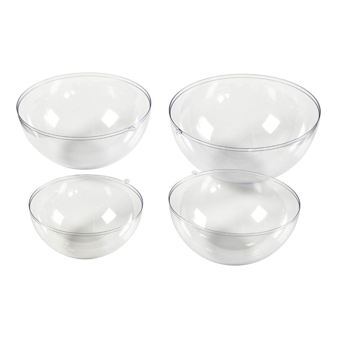 Creative Company Plastic Mold Forms Transparent, 4st.
