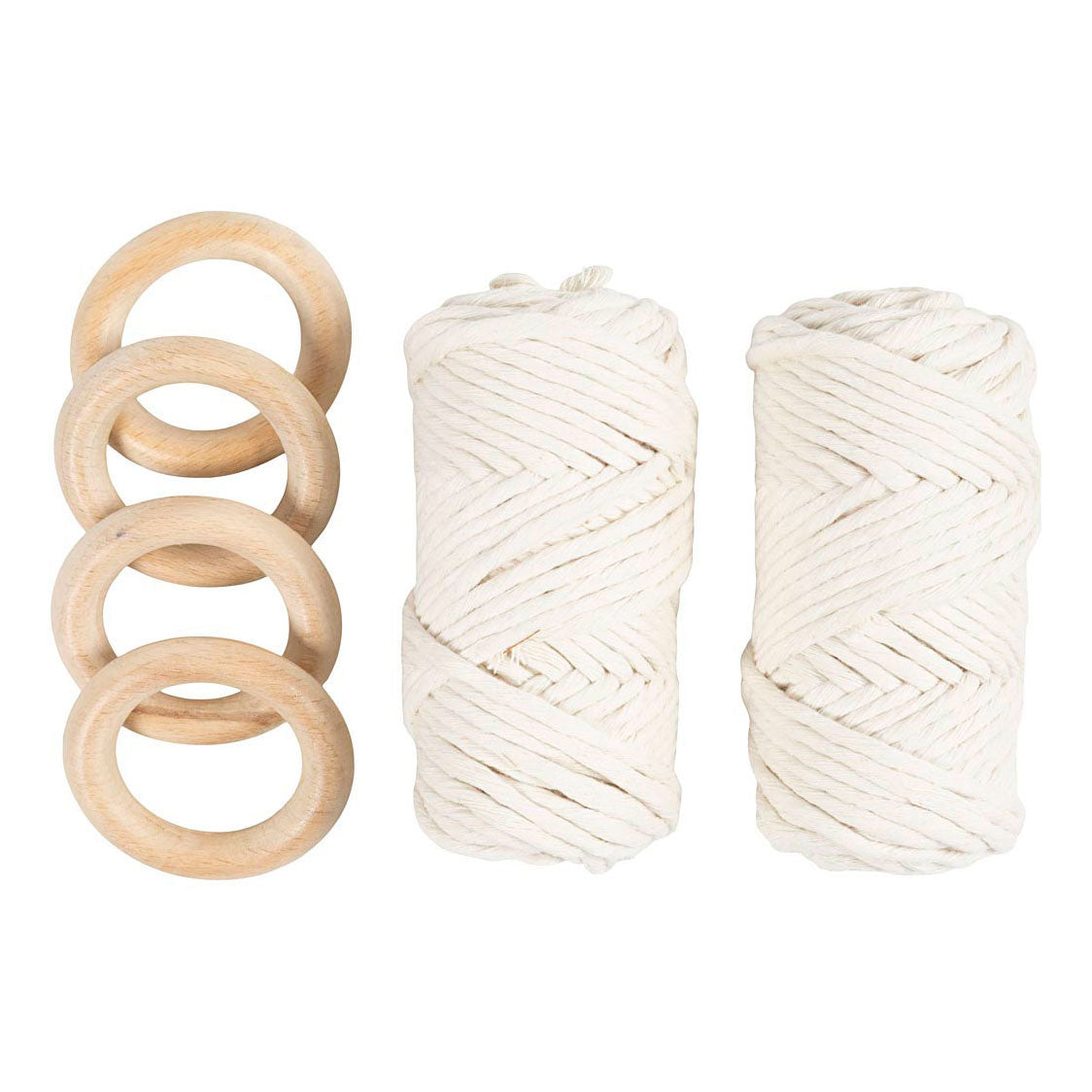 Ustvarjalno podjetje Hobbyset macrame Table Decoration Off-White