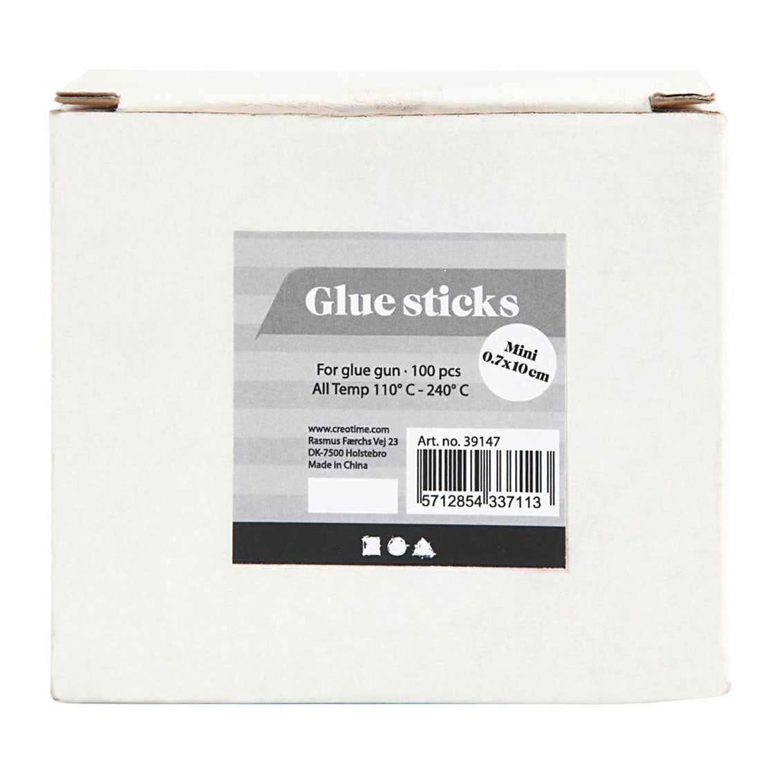 Creativ Company Glue collet Gold Green Red Silver, 100e.