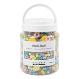 Creativ Company Plastic perles forskellige farver, 700 ml