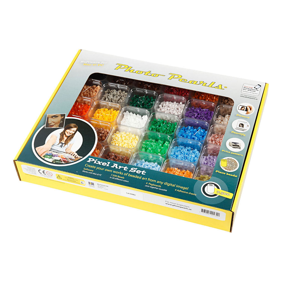 Creativ Company Starter Set Photo Beads Color, 7500ST.