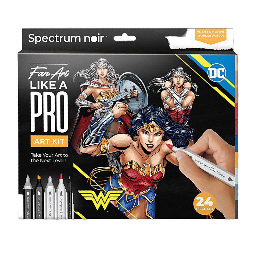 Creativ company hobby set illustration, wonder woman, various colors, 1 box