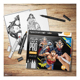Creativ company hobby set illustration, wonder woman, various colors, 1 box
