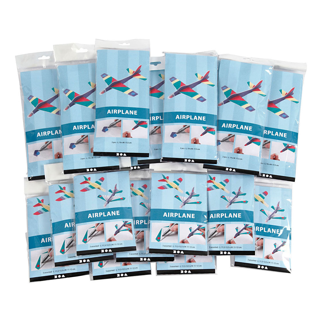 Creativ Company Foam Planes White, 50.