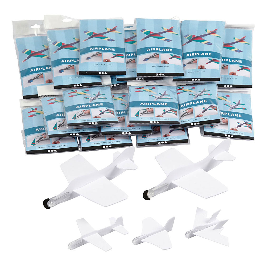 Creativ Company Foam Planes White, 50.
