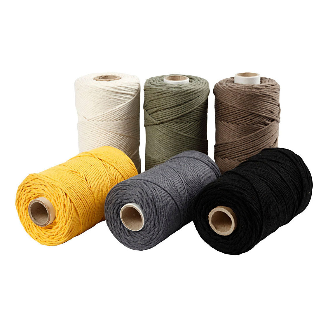 Creativ Company Macrame Cord različne barve, 6x198m