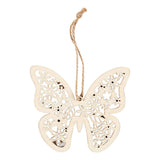 Ustvarjalno podjetje Lesene figure Butterfly Flower and Bird, 90st.