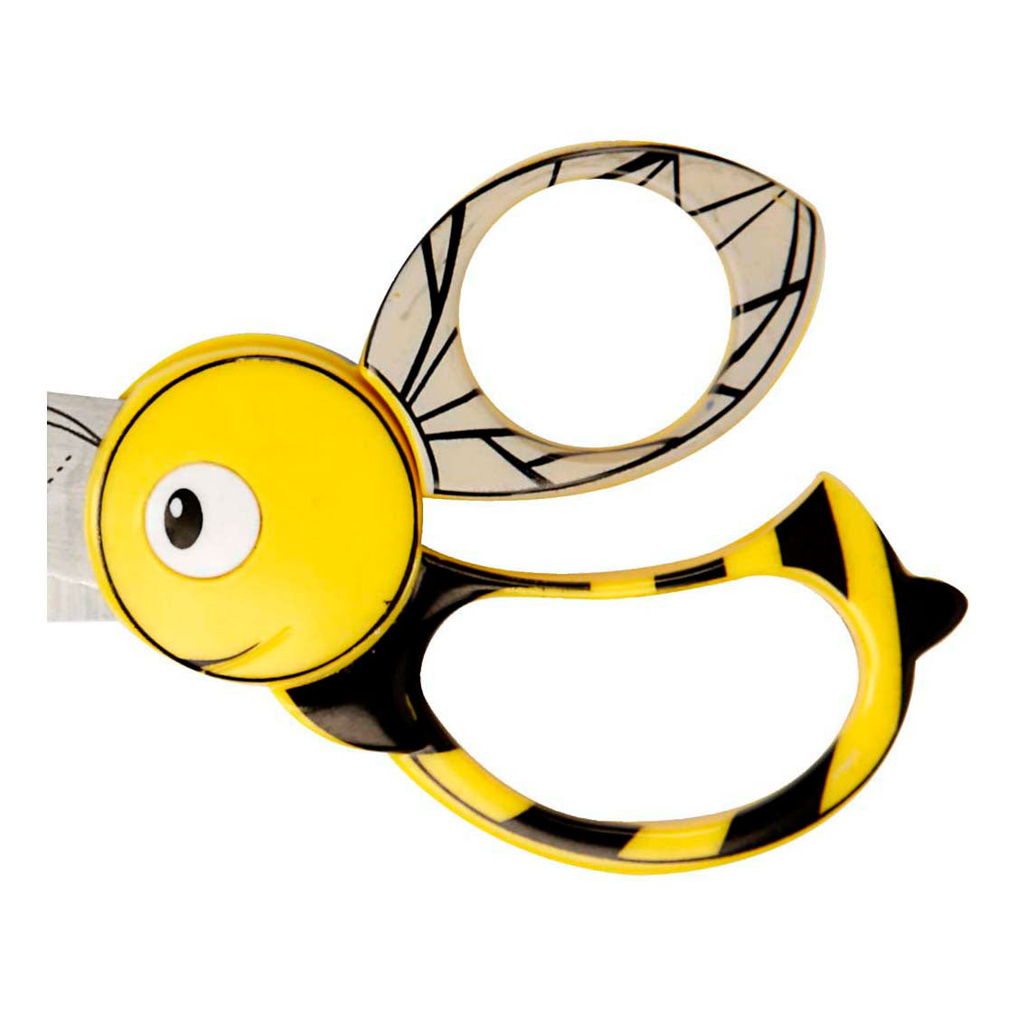 Tesoura infantil fiskars da empresa criativa com motivo animal, abelha, L: 13 cm, 1 peça